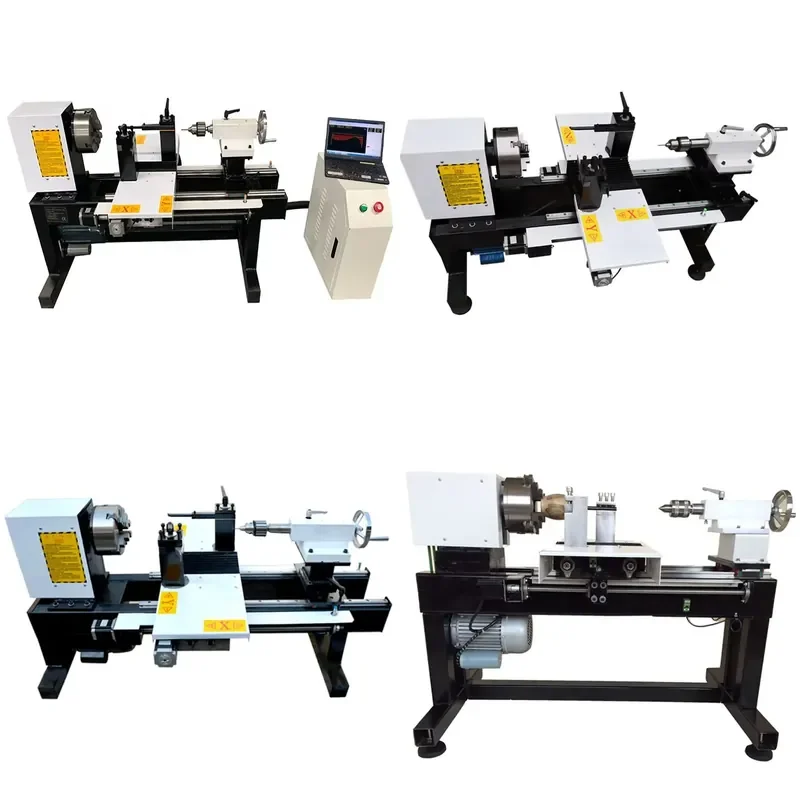 Multifunctional U-UA26 Wood Beads Bowls Cups Making Machine Computer Control 4 Axis Mini CNC Lathe