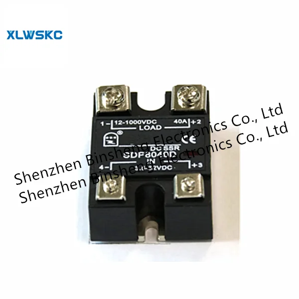 

SDP8040D Single-phase DC solid state relay 12-1000VDC 3.5-32VDC 40A