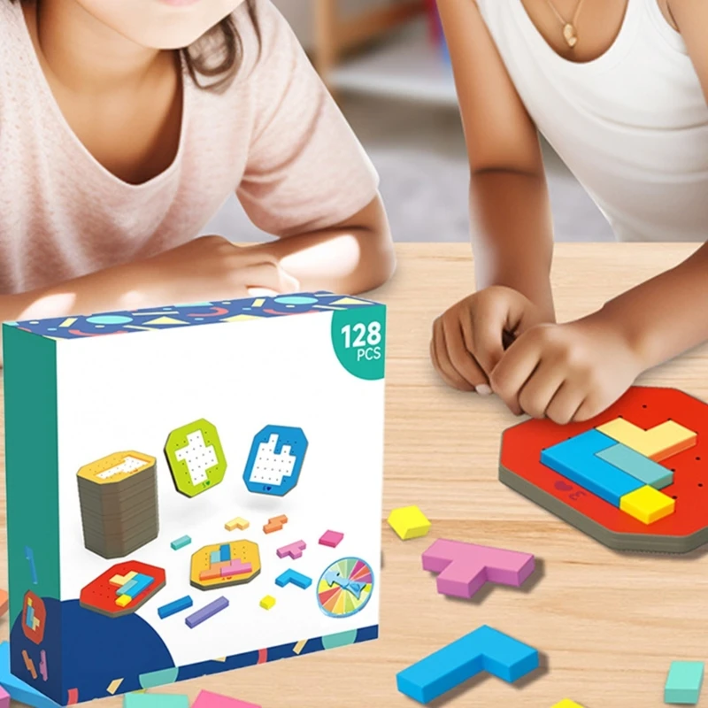 Colorful Competitive Game Blocks for Kids Educational Board Game Kids Puzzle Toy