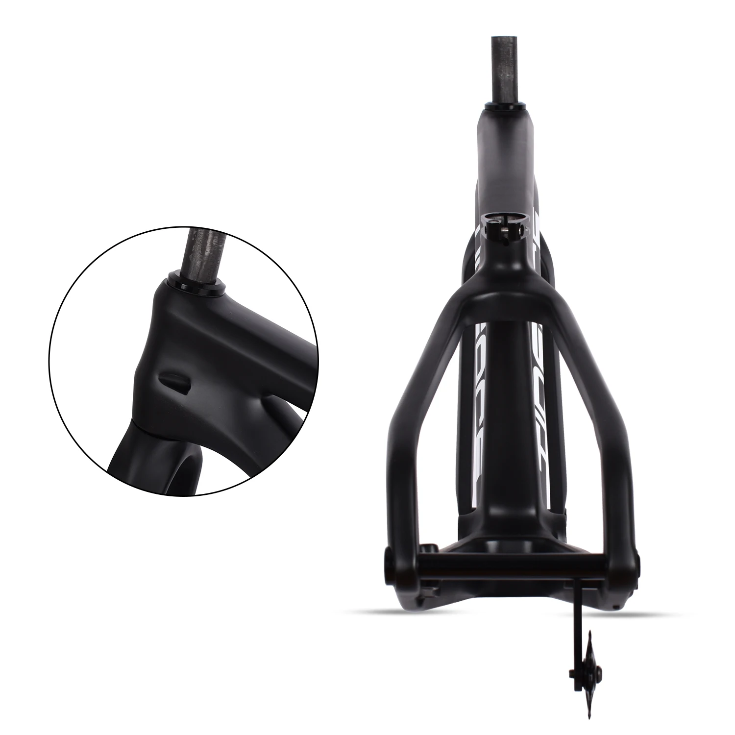 

Bike Frame Carbon Fiber BMX Bicycle Frame 24 Inch Professional Racing BMX Action Performance Max 1.95 'Tires BB86