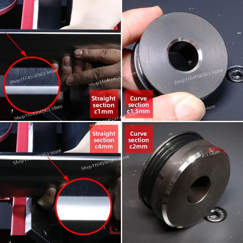 High Speed Sliding Rail Chamfering Machine for Metal Deburring Multi Function Desktop Curve CR Angle