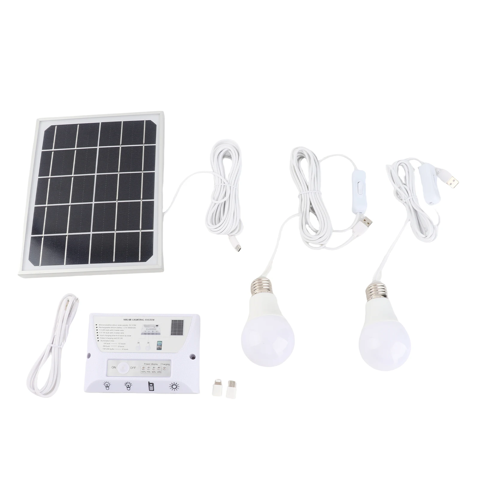 Solar Bulb Light for Shed/Hanging Solar Chicken Coop Lights/Hanging Solar Light Indoor Outdoor for Home Camping Hiking Finishin