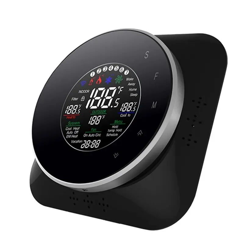 

A02V-Термостат для теплового насоса TUYA WIFI 24VAC AIR SOURCE - работает с Alexa, Google - вилка стандарта США - для систем ОВКВ, для котлов, для систем воздушного отопления
