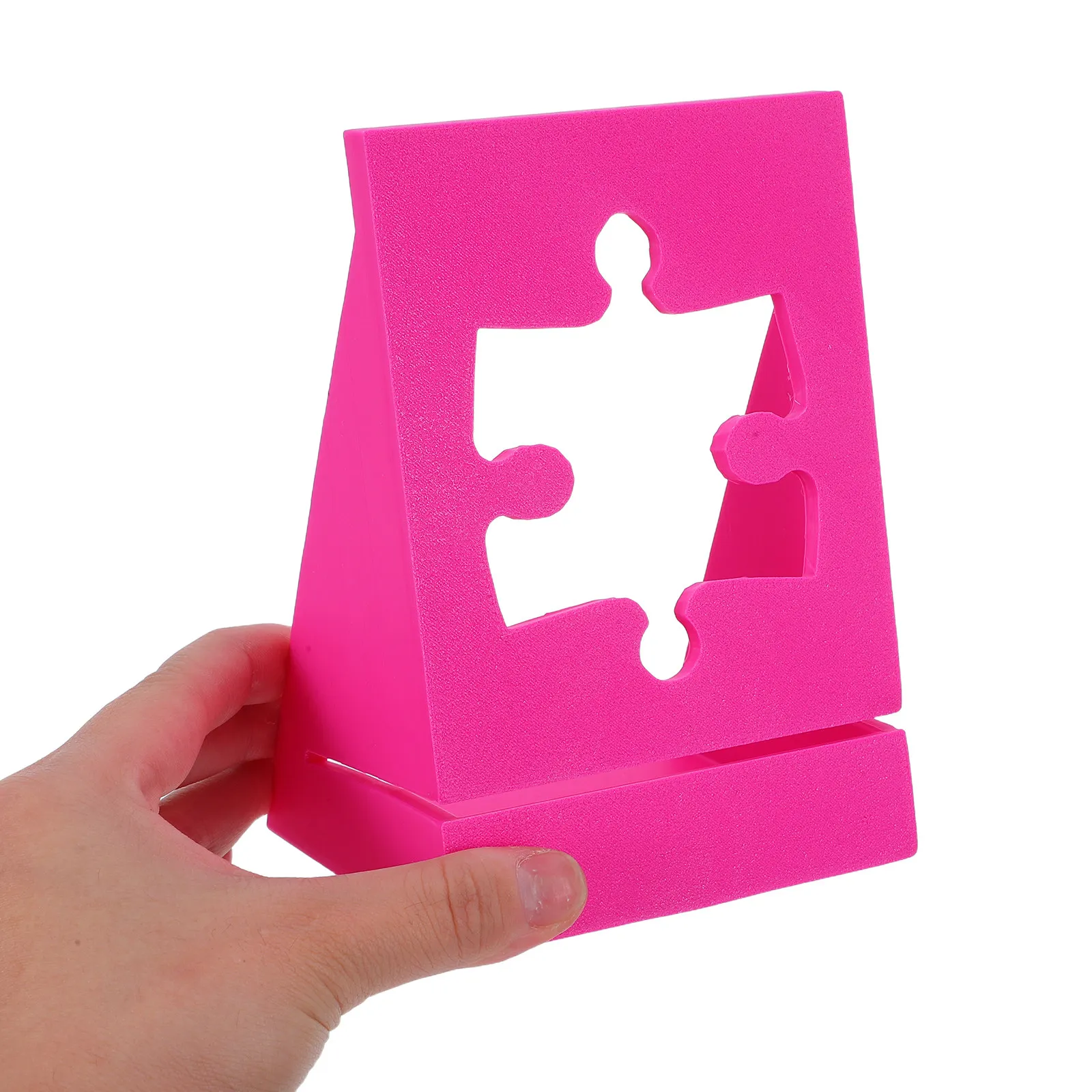 Puzzle Box Display Stand Portable Puzzle Board Organizer Multifunctional Lid Support Poster Holder for Tabletop Home Office