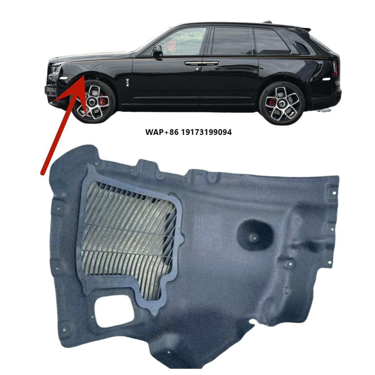 

OEM 51717441321 51717441322Cullinan Perfect Chinese Made Front Wheel Cover New Left Right Wheel Hub Lining