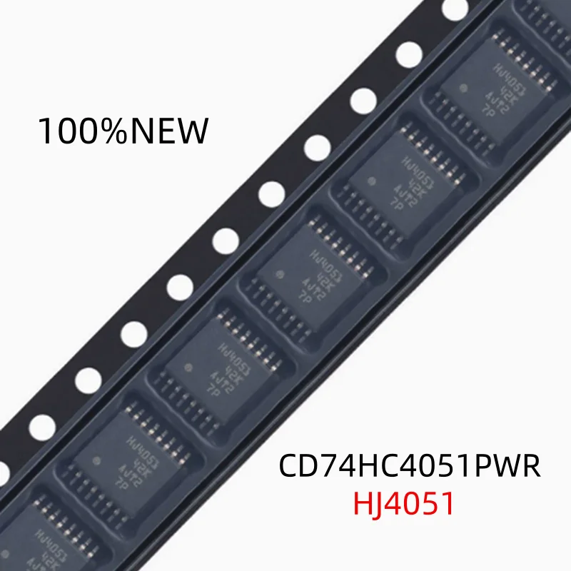 (20Pcs)100% New Cd74Hc4051Pwr Hj4051 Cd74Hc4052Pwr Hj4052 Cd74Hc4053Pwr Hj4053 Tssop-16 Analog Multiplexing Chip Ic