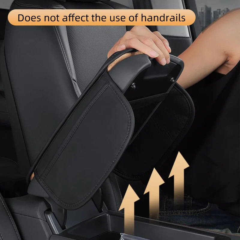 PU Leather Car Central Control Countertop Support Pad Armrest Box Pad with Bag for Audi A3 A4 A1 A6 B8 C6 Q6 8P Q3 Sline A5 A7 view 5