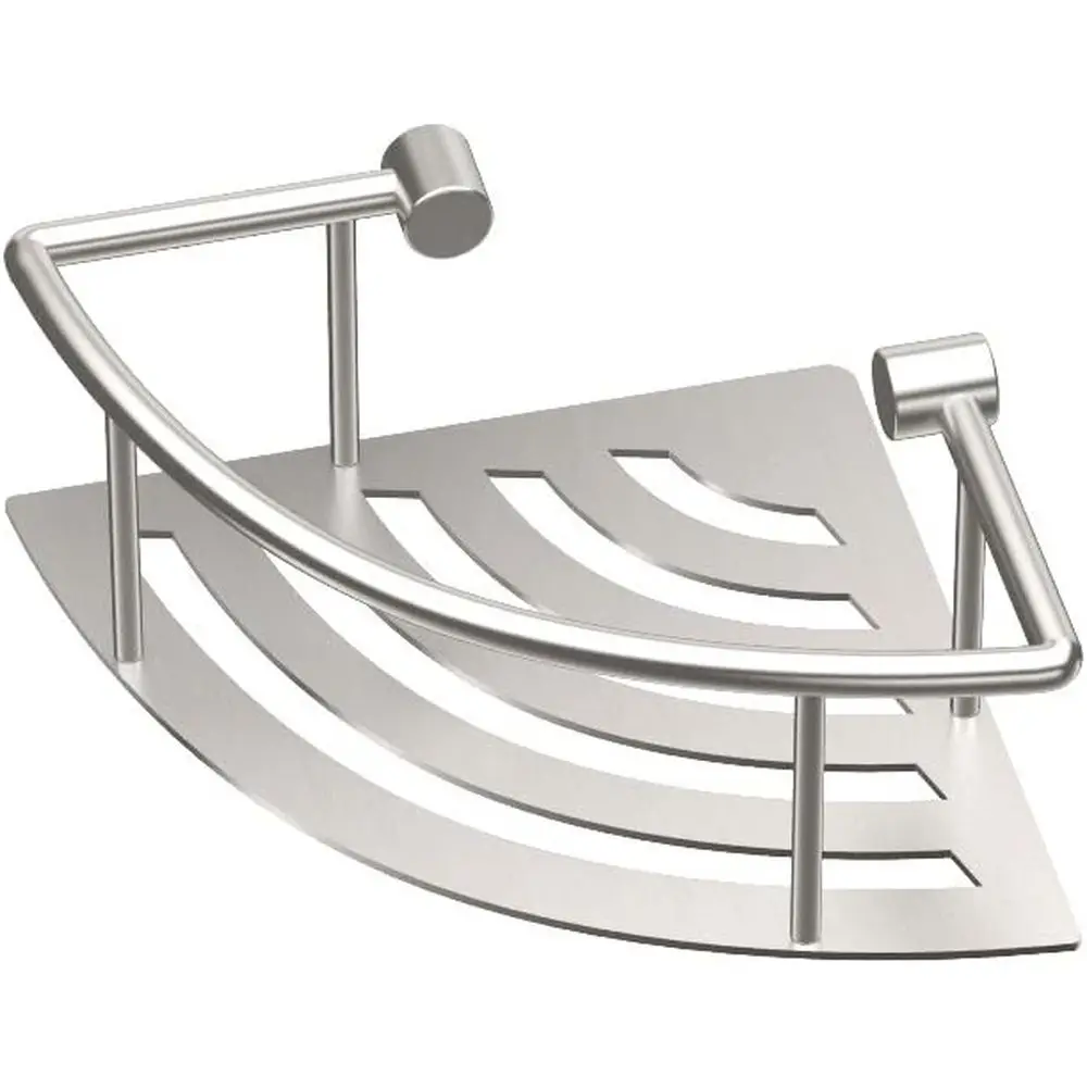 

Stylish 8 Brushed Steel Shelf