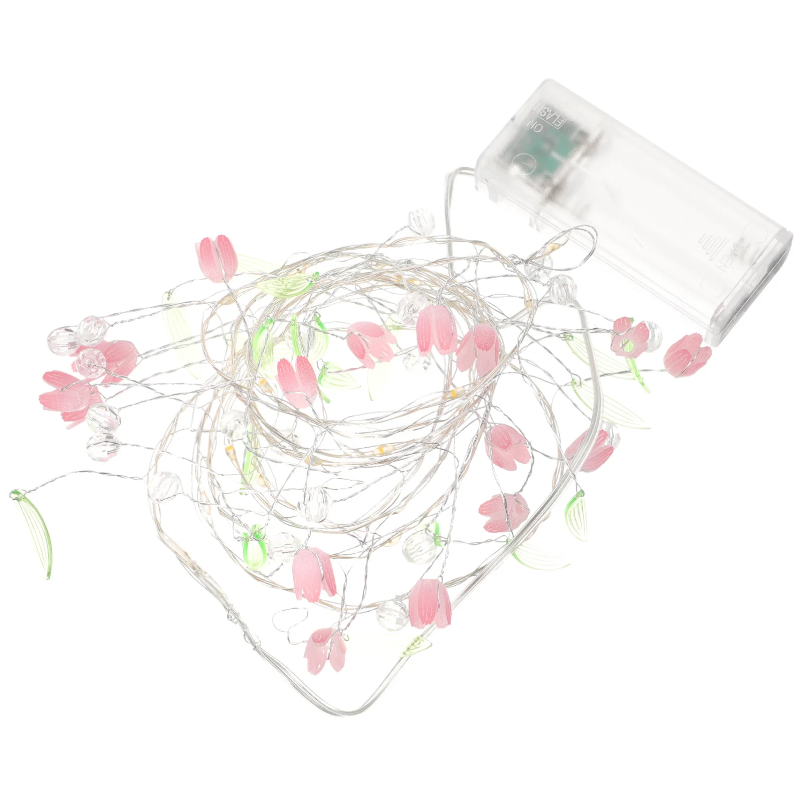 توليب سلسلة ضوء ديكور الأسلاك النحاسية أضواء الجنية للحزب داخلي في الهواء الطلق مهرجان الزفاف الديكور الجوف التدريجي المعادن