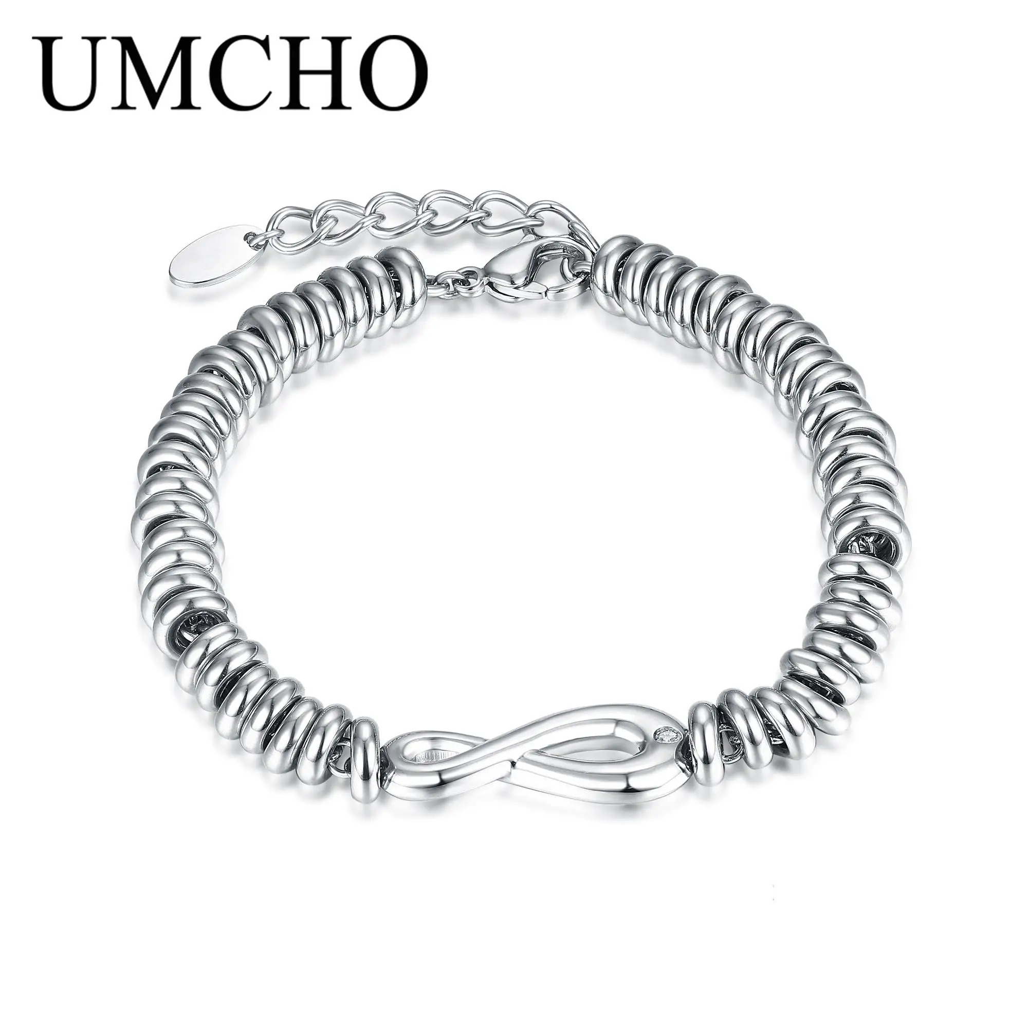 

Изысканный браслет Umcho с символом вечности из нержавеющей стали