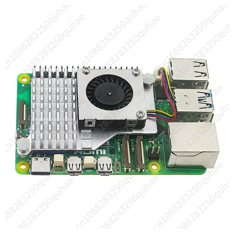 Single Board Computer Active Cooler Aluminum Heatsink Blower Fan Efficient Cooling Radiator For Development Board