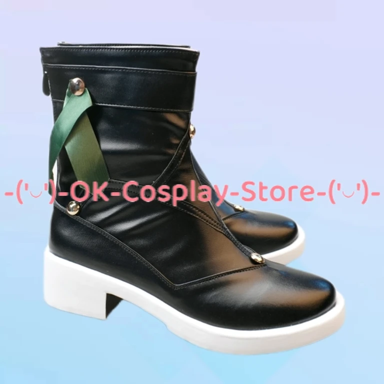 Qingque Cosplay Sapatos, Jogo Honkai: Star Rail, Botas de Carnaval de Halloween, Sapatos PU, Custom Made Props