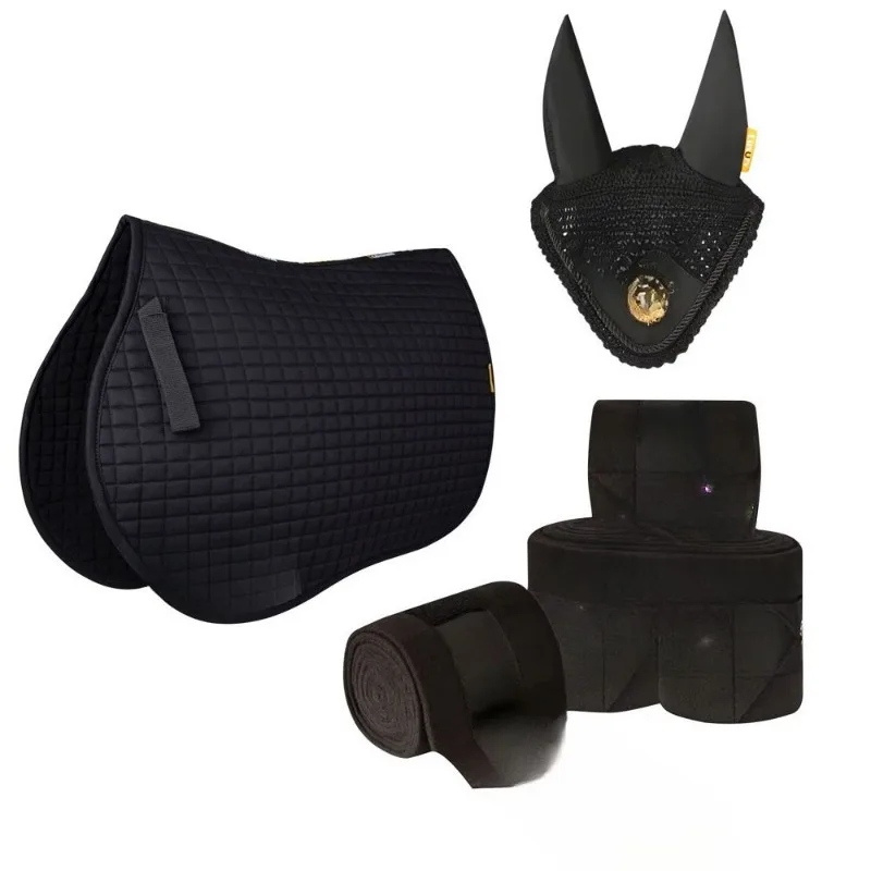 Earmuffs, saddle pads, leggings, bridle, horse rope, six-piece horse harness, equestrian supplies