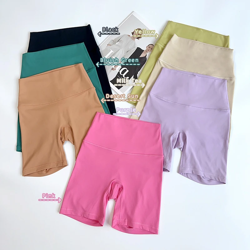 Frauen Yoga Shorts Gym Sport Shorts Hohe Taille Workout Leggings Fitness Kurze Hosen Laufen Radfahren Enge Weiche Sportswear 🩳 👍️