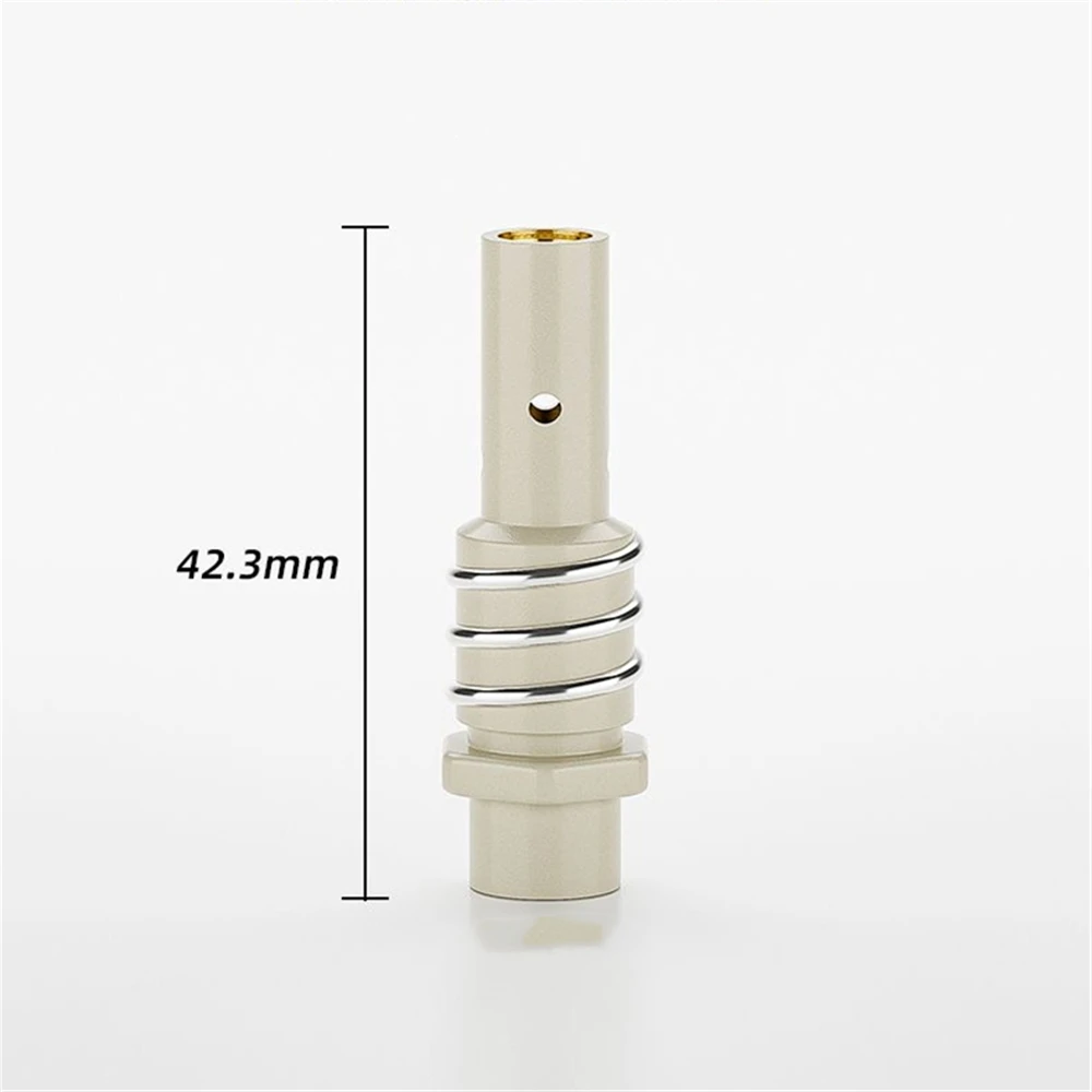 6 Stück/Packung, MB-15AK 15AK Beschichtetes Schweißwerkzeug 0,8mm 1,0mm 1,2mm Violett-Kupfer Leitfähige Beschichtungsdüse Isolierhülse Verbindungselement – Detail 6