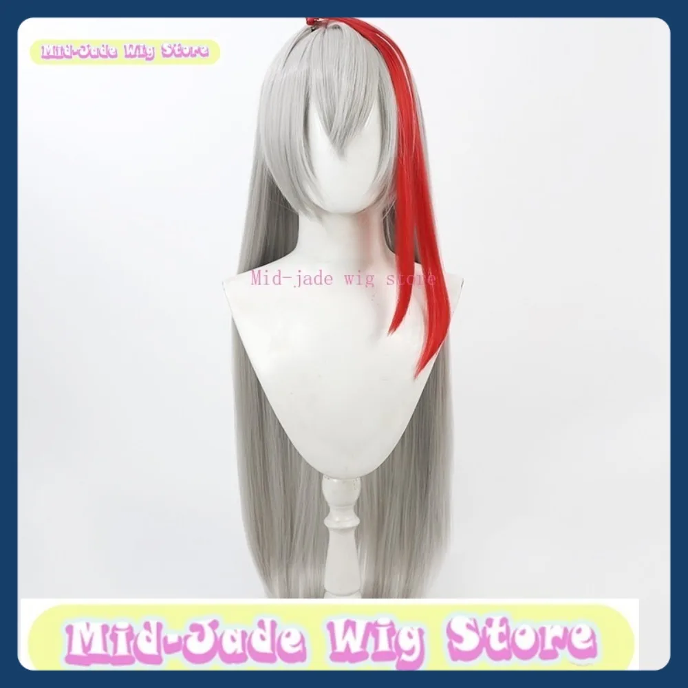 Peruka Mid-jade Honor of Kings Nowy Bohater Shadow Cosplay Peruka Anime Gra Role-playing Syntetyczne Włosy Kostiumy na Halloween Rekwizyty