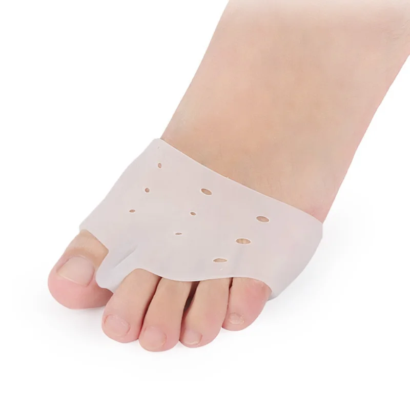 

200Pcs=100Pairs Silicone Toe Separator Forefoot Pad Pain Relief Insole Callus Corns Blisters Hallux Valgus Orthopedic Corrector