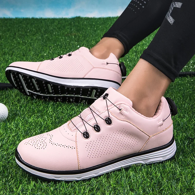 New Arrival buty golfowe dla par wytrzymałe buty sportowe mężczyźni kobiety antypoślizgowe unisex trening golfowy marka Gol trampki męskie