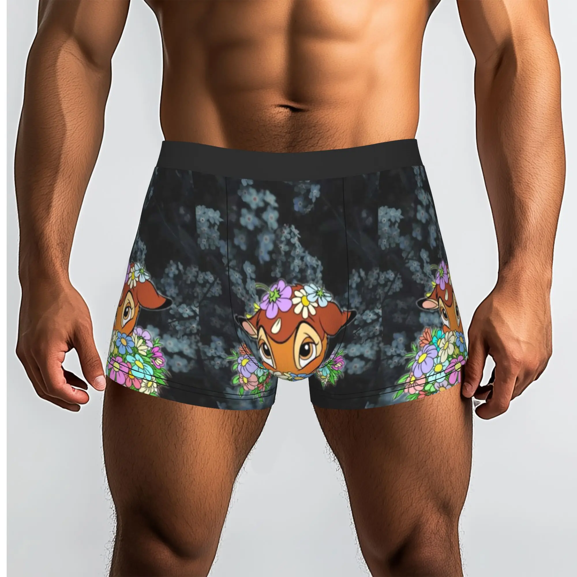 Custom B-Bambies Anime Boxers Shorts Mens  Briefs Underwear Fashion Underpants