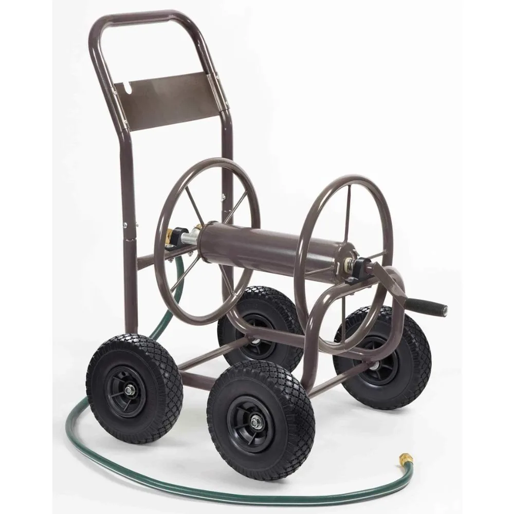 Liberty Garden 840-1 Four Wheel Industrial Host Cart with PU Tires, Bronze