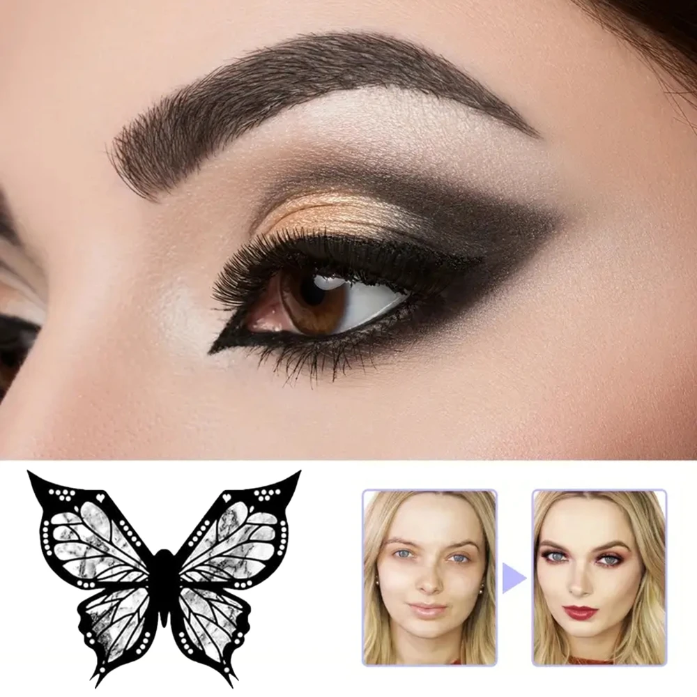 Eye Make-up Cute Mini Butterflys Stencil for Eyeliner Reusable Eyeliner Applicators Aid Eye Cosmetic Tool Makeup Accessories