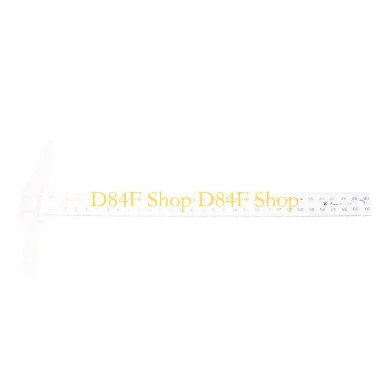 D84F Plastic for T Square Ruler 30cm for Teachers Engineers Architects Draftsmen