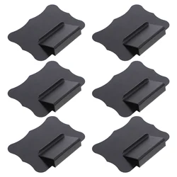 10 Pcs Nameplate Price Display Label Hanging Clip Holder Black Bins Kitchen Basket Holders Kitchen Baskets Retail Plastic