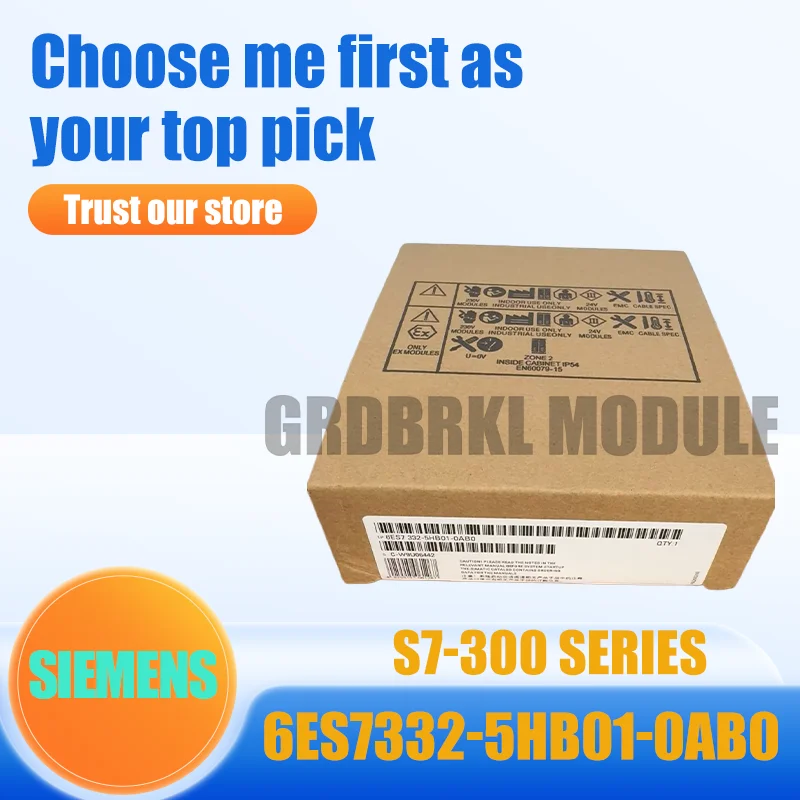 

Новый оригинальный модуль аналогового вывода SIEMENS 6ES7332-5HB01-0AB0 S7-300 6ES7 332-5HB01-0AB0
