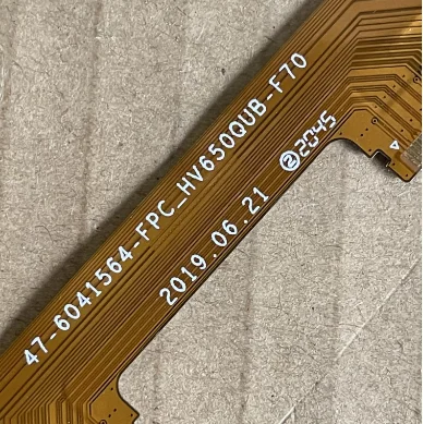 

47-6041564-FPC-HV650QUB-F70 LCD TV side panel connection cable