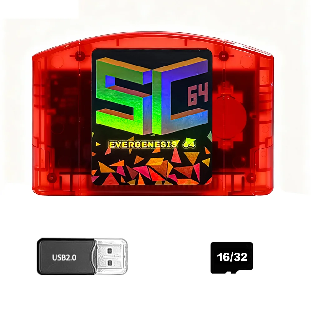 SC64 Open Source FlashCard N64 5000 in 1 Game Cartridge Voor Nintendo 64 Video Game Console Compatibiliteit 64DD/SNES/GB Games