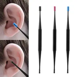 Double Head Soft Double-ended Ear Cleaning Tool Ear Care Health Care Curette Ear Wax Remover Ear Pick Ear Spoon