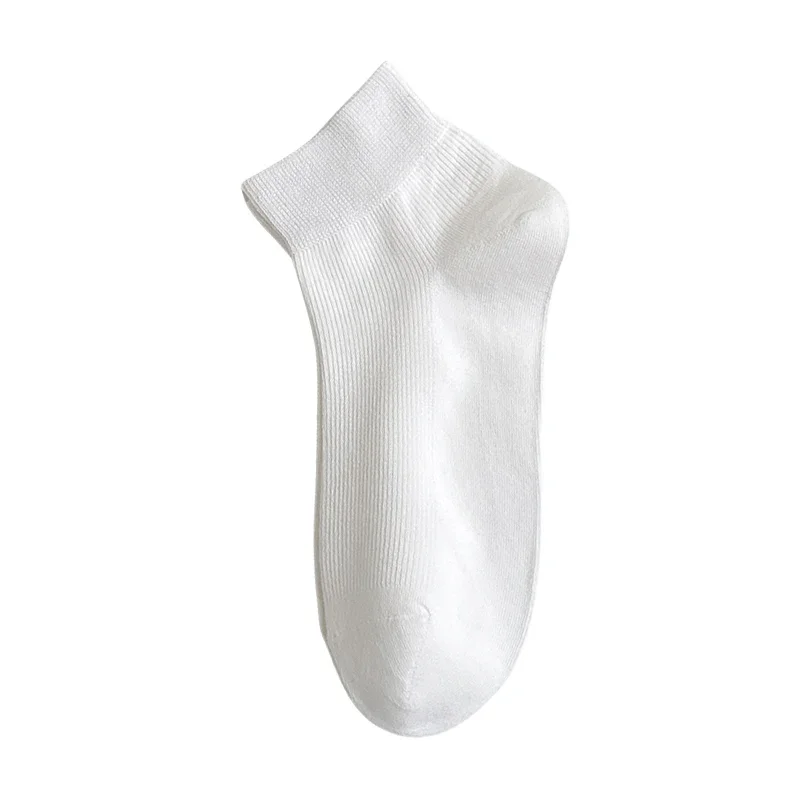 1 par/5 pares de calcetines cortos para hombres nuevos calcetines tobilleros simples e informales para uso diario calcetines lisos de negocios transpirables para hombres cómodos y finos