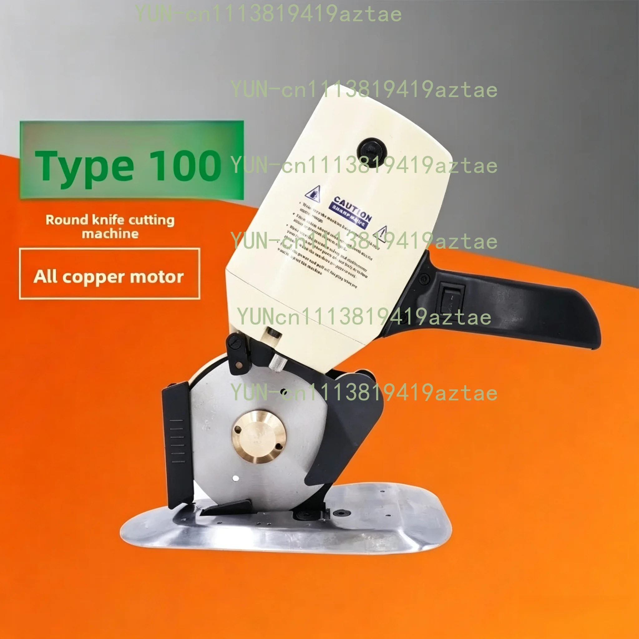 100 type electric hand-held round knife cloth cutting machine, clothing fabric cutting scissors