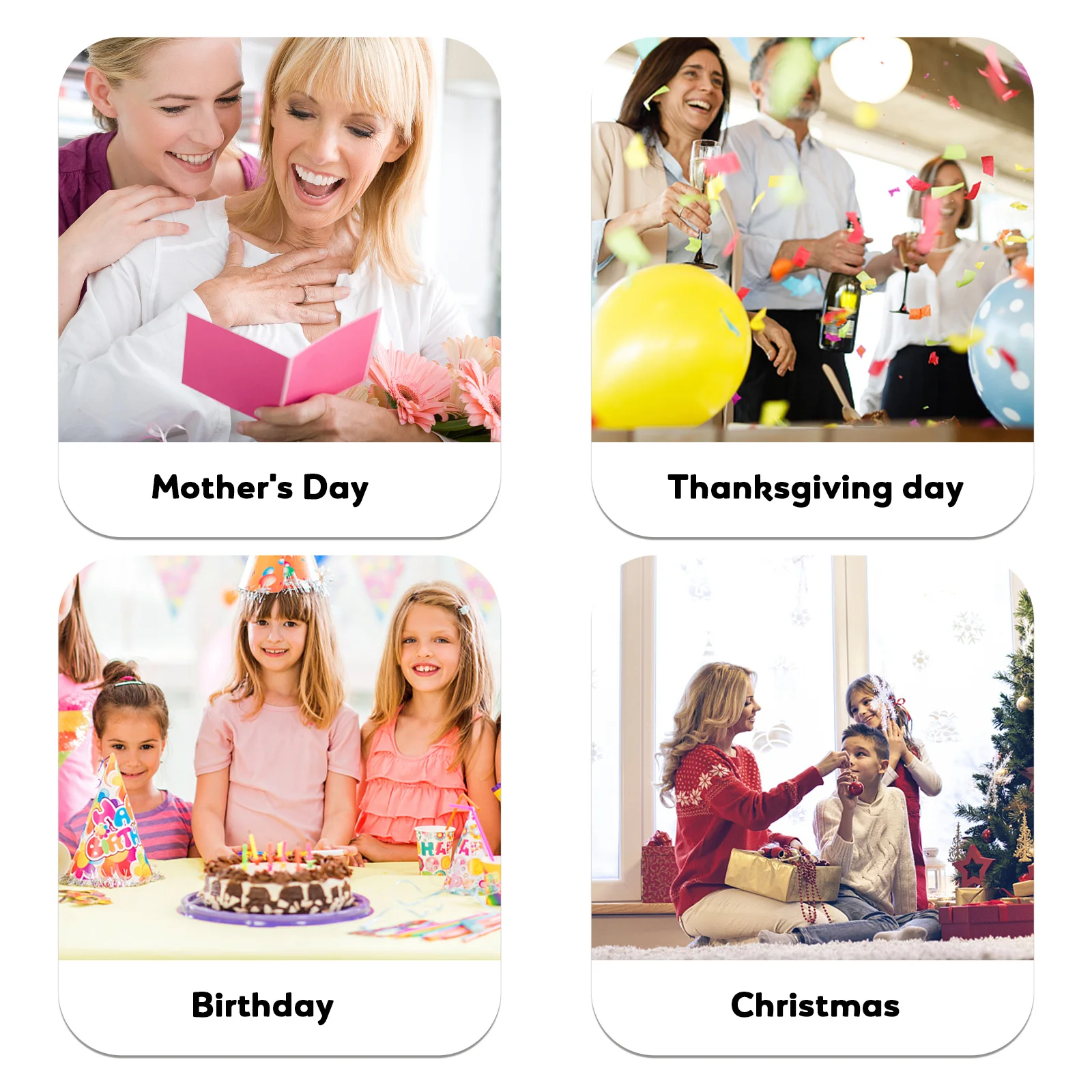 

8Pcs DIY Greeting Cards Fabric Blessing Kit for Crafts Mothers Day Educational Card Making Materials Classroom