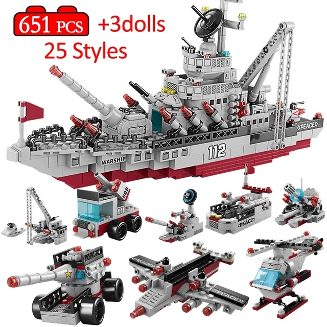 Juguete Barco Tipo visiual Lego Para