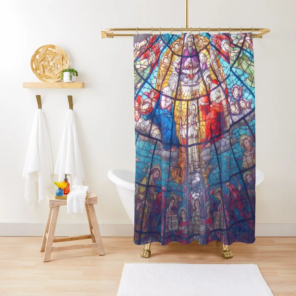 Saint Alphonsus Ligouri Shower Curtain Shower Set Transparent Bathroom Shower Curtain