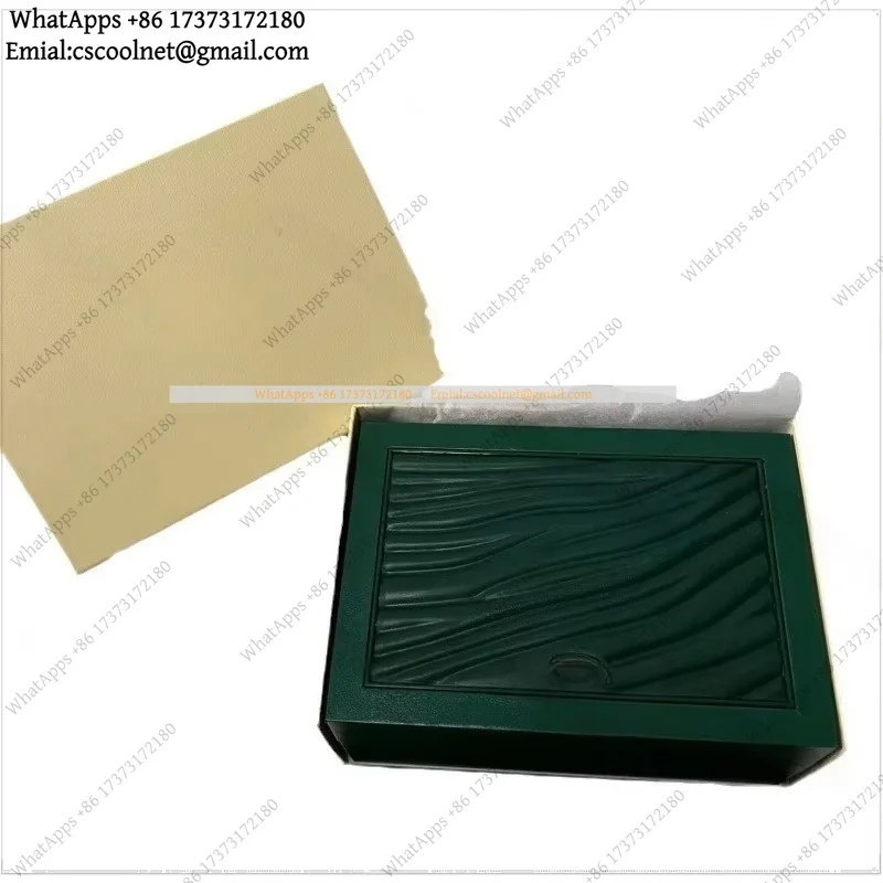 Luxury Green Wavy Pattern Storage Box High-End Packaging Gift Case
