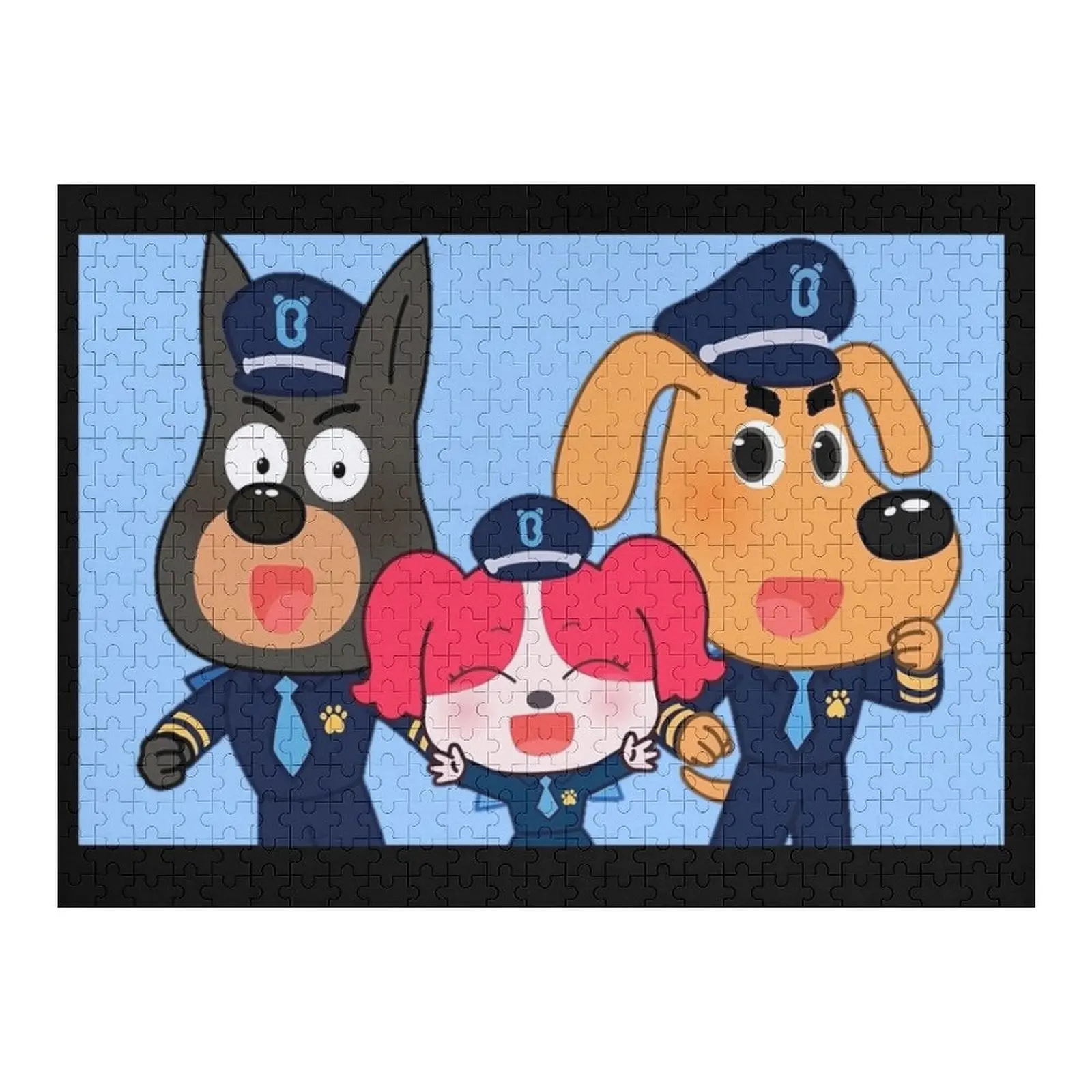 

Sheriff Labrador Jigsaw Puzzle Customized Kids Gift Customized Picture Custom Name Wood Puzzle