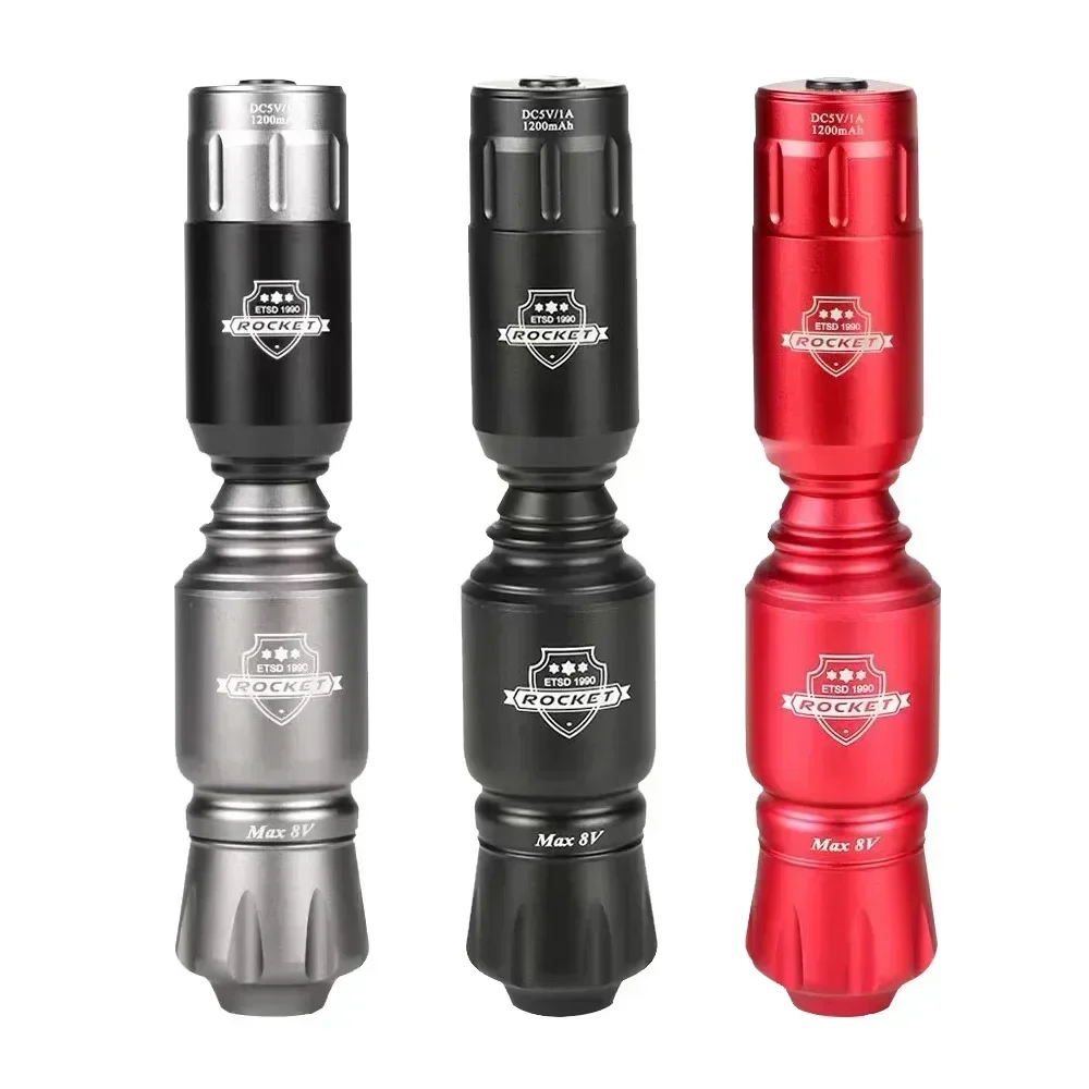 

2024 оригинальный набор мини-тату-машинки Rocket с японским двигателем, беспроводной блок питания для татуировки, роторная тату-машинка с интерфейсом RCA, набор тату-ручек