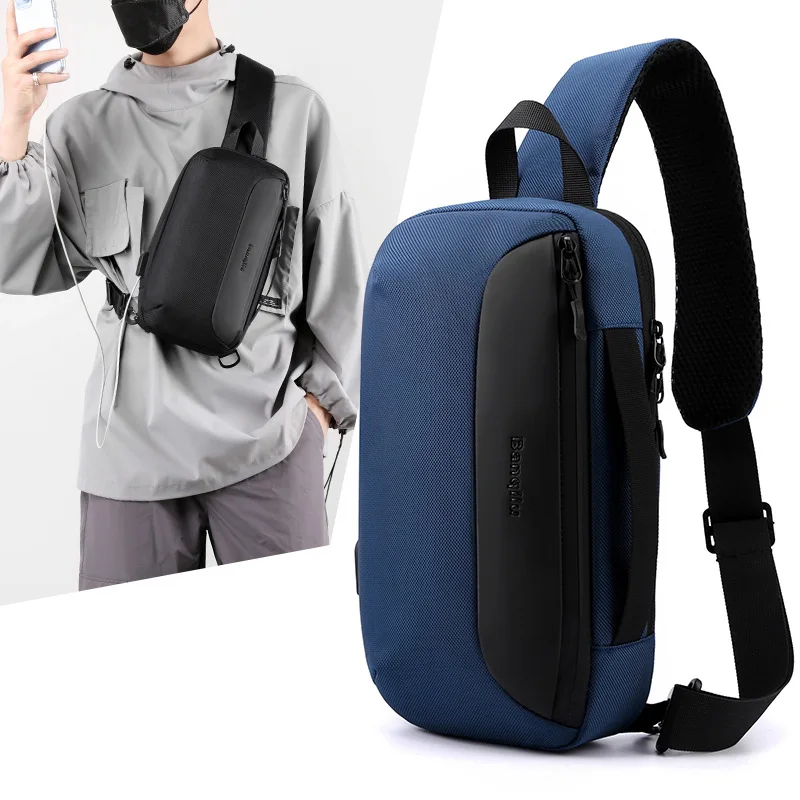 

Men‘s Trendy Multi-functional New Casual Shoulder Bags Sport Travel Outdoor Messenger Crossbody Sling Chest Bag Pack For Male 가방