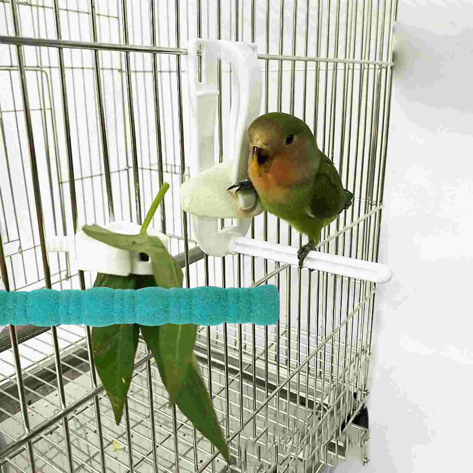 

Bird Toy Wooden Parakeet Perch Cage Birdcage Cages Claw Grinding Stick Natural Parrot Clippers