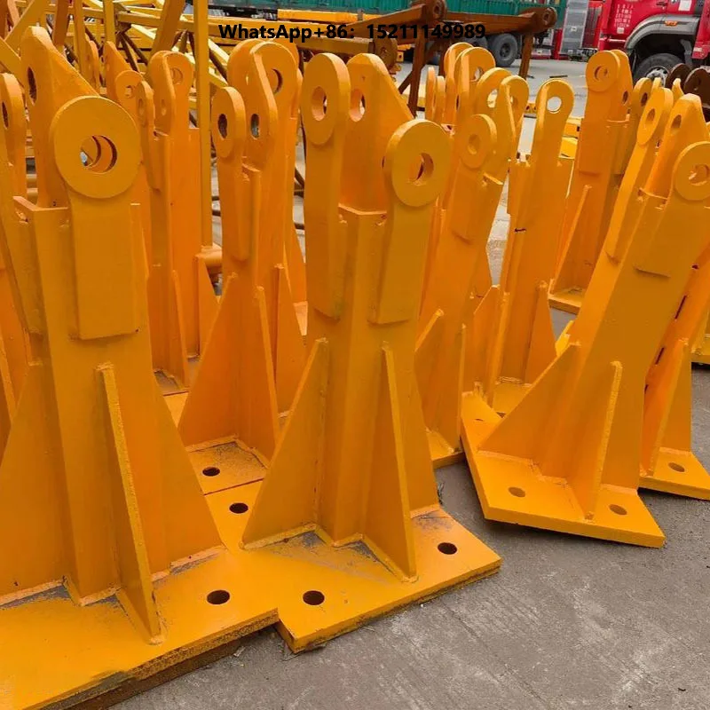 Excellent Quality Tower Crane Parts Connection Spare Parts Corrosion Resistant Tower Crane Spare Parts