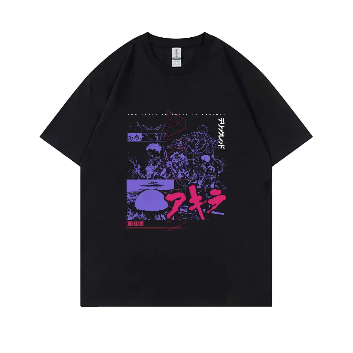 Anime Akira Tetsuo Shima Shotaro Kaneda Merch T Shirts Men Women Clothing Manga Oversized Streetwear Male Fashion Casual T-shirt