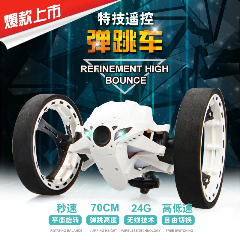 Upgrade Strong Jumping Sumo Connected Toy Mini RC Car 2.4GHz Bounce Car With Flexible Wheels Remote Control Car Gigt