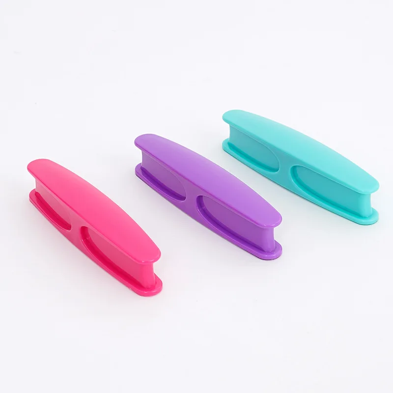 Strong Suction Ruler Grip, Non-Slip Handle for Quilting Rulers & Cutting Mats - Green Purple Magenta Sewing Tool Accessory