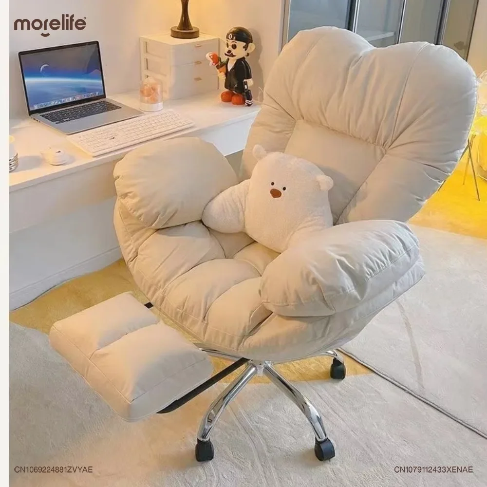 Home Lazy Computer Sofa Chair Sedentary Comfortable Backrest Desk Chairs Minimalism Anchor Living Room Bedroom Furniture K01