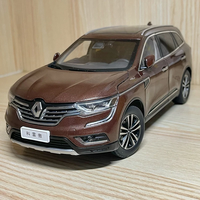 DFAC KOLEOS Alloy Car Model Tabletop Decoration Brown Micromodel Collectible Gift 1:18