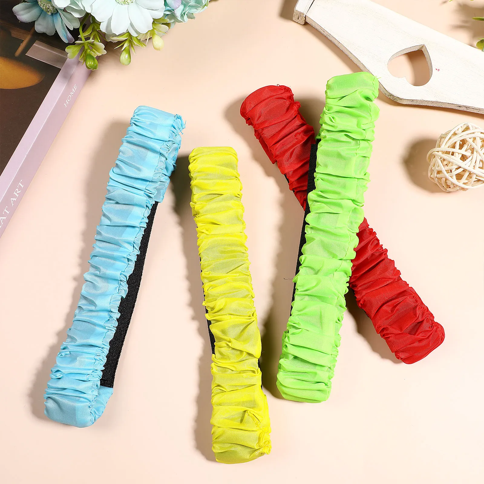 

12pcs Elastic Legged Race Bands 3 Legged Race Ties For Kids Adults Party Game Supplies Outdoor Sports Family Fun Day Activities