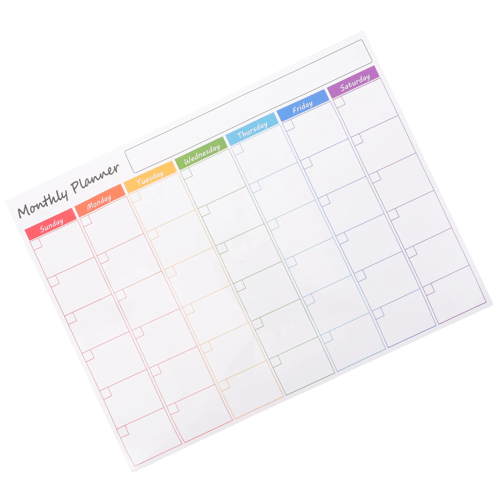 Dry Erase For Fridge Weekly Planner Calendar Schedule Family Organizer Reusable Monthly Plan Whiteboard Magnetic Planner Board