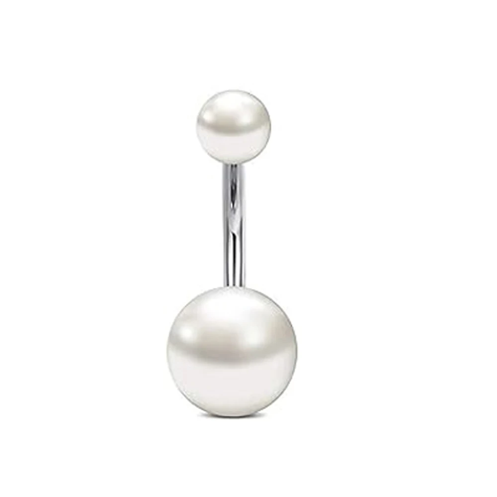Gold Color Crystals CZ Belly Piercing Dangled Navel Ring